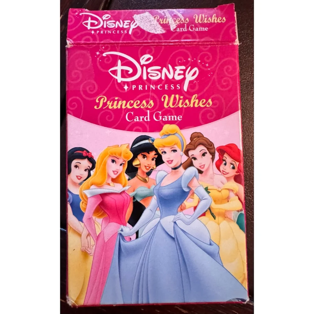 Disney Princess Wishes Card Game & Disney Princess 50 Piece Puzzle in Tin Box